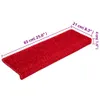 vidaXL Stufenmatten 10 Stk. 65x21x4 cm Rot - Treppenmatte - Produktbild-Vorschau 9
