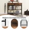 Consolle COSTWAY 100cm con 2 cassetti, tavolo da corridoio Anteprima dell’immagine prodotto 5