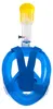 Aga Masque de plongée S/M bleu-blanc avec tuba pliable, Voir les images du produit 5