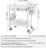 Carrello per laboratorio medico - 2 vassoi - 2 cassetti - 3 Anteprima dell’immagine prodotto 7
