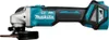 A studio shot of a cordless angle grinder on a white background. Produktbild-Vorschau
