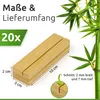 ECENCE 20 pezzi porta biglietti in legno - Porta biglietti Anteprima dell’immagine prodotto 4