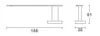 Aqualine APOLLO Toilettenpapierhalter, Chrom Produktbild-Vorschau 3