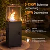 ZMH Riscaldatore a gas per terrazzo 13kW fungo riscaldante Anteprima dell’immagine prodotto 4