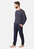Ladeheid Herren Schlafanzug Zweiteiler Langarm Pyjama lang Produktbild-Vorschau 3