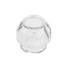A close-up, isolated shot of a clear, textured glass dome with a flat top. Náhľad obrázku produktu