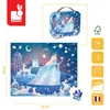 Janod Puzzle - Magische Winterlandschaft im Koffer - 54 Produktbild-Vorschau 4