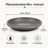 Pflanztopfuntersetzer Mira Anthrazit Ø 49cm - Frostsicher & Produktbild-Vorschau 3