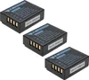 EXTENSILO 3x Akku Ersatz für Fujifilm NP-W126, NP-W126s für Produktbild-Vorschau 1