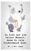 Mr. & Mrs. Panda Handtuch Goldschmied Herz - Weiß - Produktbild-Vorschau 1