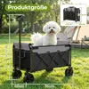 Mini Bollerwagen Faltbar bis 100 kg – Handwagen Klappbar Produktbild-Vorschau 9