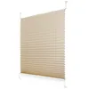 A beige pleated blind is shown against a white background. Produktbild-Vorschau
