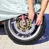 Intirilife XXL Outdoor Motorradabdeckung Abdeckplane in Produktbild-Vorschau 5