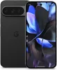 A black Google Pixel 9 Pro XL smartphone is shown from the back and front, with the screen displaying a colorful abstract wallpaper. Podgląd zdjęcia produktu
