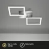 LED Deckenleuchte drehbar Metall-Kunststoff chrom-silber Produktbild-Vorschau 2