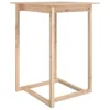 vidaXL Tavolo da bar 80x80x110 cm in legno di pino Anteprima dell’immagine prodotto 1