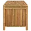 A front view of a bamboo storage chest on a white background. Náhled obrázku produktu