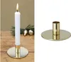 Novaliv 4er-Set Stabkerzenhalter Metall GOLD 10x5cm Home Produktbild-Vorschau 2