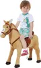 HOMCOM Plüsch Reitpferd für Kinder, Stehpferd mit Sound, Produktbild-Vorschau 1