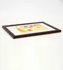 A framed picture is shown from a side angle on a white background. Produktbild-Vorschau