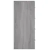 vidaXL Kommode mit 4 Schubladen 60x30,5x71 cm Grau Sonoma - Produktbild-Vorschau 6