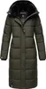 Marikoo Damen Winterjacke Parka Stepp Mantel Kunstfell Produktbild-Vorschau 1