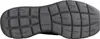The sole of a black shoe is shown from an underneath view against a white background. Produktbild-Vorschau
