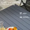 Outsunny Gartentisch Stahl 80 x 80 x 74cm Wetterfest Produktbild-Vorschau 5