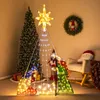 COSTWAY Crèche de Noël 180cm, crèche de Noël avec 240 LED Voir les images du produit 2