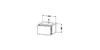 Waschtischunterbau L-CUBE 620x481x400mm nussbaum natur Produktbild-Vorschau 2