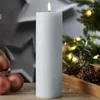 LED Kerze THEA - Echtwachs - 3D Flamme - H: 25cm - D: 7,8cm Produktbild-Vorschau 5