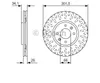 2x BOSCH Bremsscheibe 0 986 479 D36 für OPEL MOKKA passend Produktbild-Vorschau 2