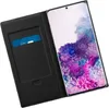 A black flip case for a Samsung Galaxy S20 phone, with a blue credit card inserted into a slot. Anteprima dell’immagine prodotto