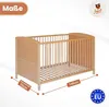Best For Kids Gitterbett Natur 2 in 1 Patrick 70x140 cm Produktbild-Vorschau 2