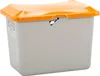 Streugutbehälter L890xB600xH640mm 200l GFK grau/orange Produktbild-Vorschau 5
