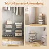 WOLTU Schuhregal schmal 4 Ebenen, Metall, für 8 Paar Produktbild-Vorschau 7