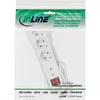 InLine® Steckdosenleiste, 3-fach Schutzkontakt, ÜSS, weiß Produktbild-Vorschau 3