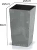 Pot de fleurs style Béton Gris 26 Litres Bac à fleur Cache Voir les images du produit 3