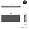 SONNI Radiateur vertical, panneau de chauffage design, Voir les images du produit 3