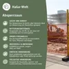 Absperrzaun 1,2m Bauzaun Zaun Baustellenzaun 120g/m² in Produktbild-Vorschau 4
