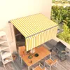 vidaXL Store automatique rétractable avec volant 3x2,5 m Voir les images du produit 2