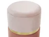 BELIANI Pouf 2er Set Rosa aus Samtstoff mit Stauraum und Produktbild-Vorschau 5