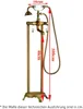 Freistehende Retro-Badewannenarmatur FLORINA altgold Produktbild-Vorschau 4