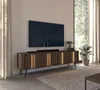 TV-Lowboard Fernsehtisch 4-türig LUPO 183 cm Eiche Dunin 4x Produktbild-Vorschau 3