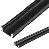 XUDO U-profil hliník černý 2 m – montážní profil pro LED Náhled obrázku produktu 5