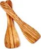 2er Set Pfannenwender aus Olivenholz, klassisch 25 cm Produktbild-Vorschau 3