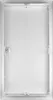 A white electrical distribution cabinet with a clear door and internal mounting frame. Anteprima dell’immagine prodotto