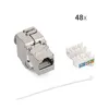 kwmobile 48x Keystone Modul CAT 6A - RJ45 10 Gbit/s Produktbild-Vorschau 6