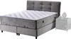 Boxbett 140 x 200 cm grau Stoffbezug mit Bettkasten - NAOMI Produktbild-Vorschau 1