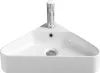 Lavabo angolare sospeso in Vetroceramica bianca MARGAUX da Anteprima dell’immagine prodotto 2